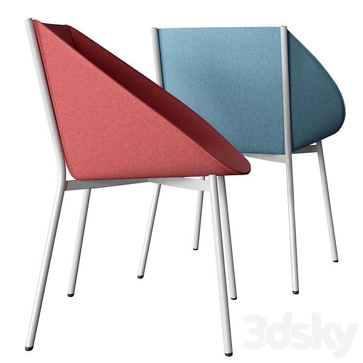 La Cividina Taco chair 3DS Max Model - thumbnail 2