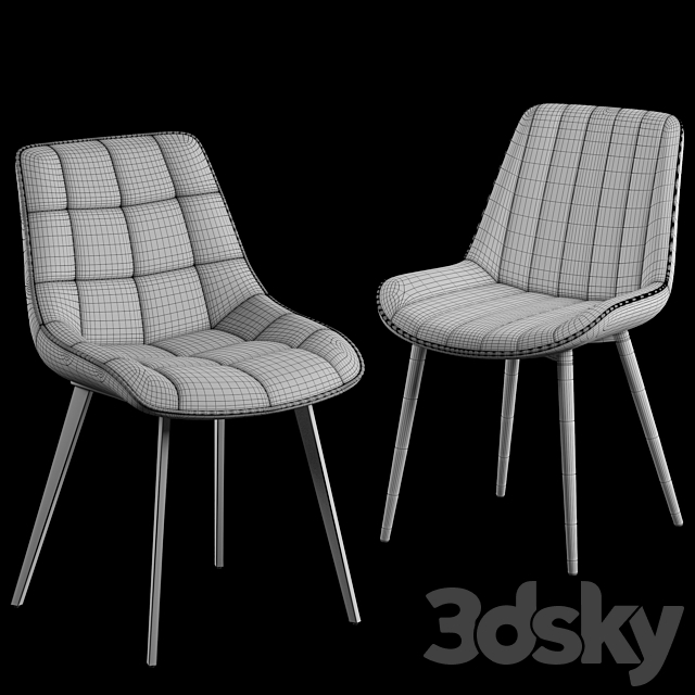 La forma adah anant stool 3DSMax File - thumbnail 5