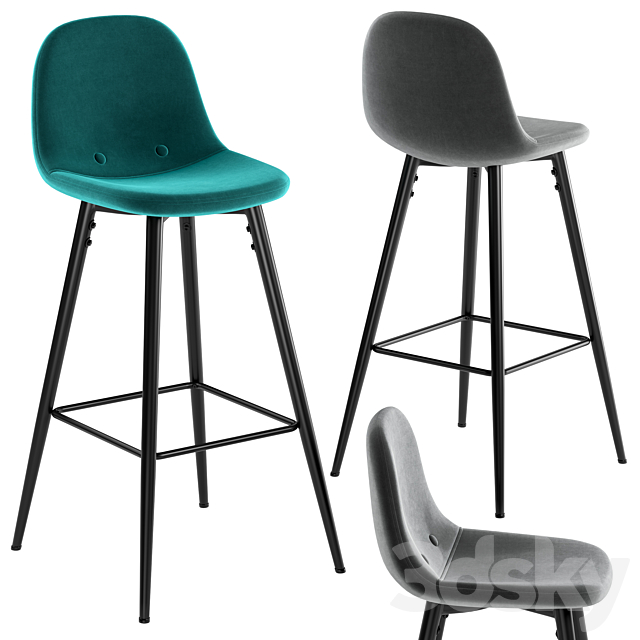 La forma barstool nilson 3ds Max - thumbnail 1