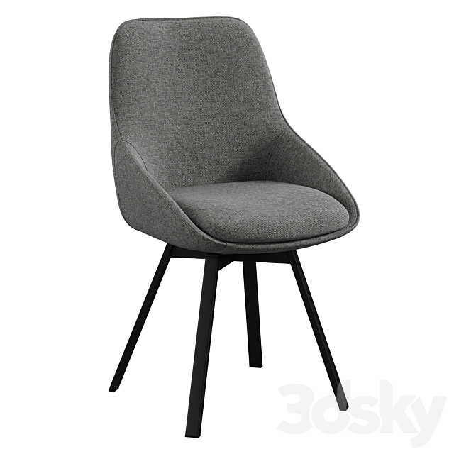 La Forma Haston chair 3DS Max Model - thumbnail 5