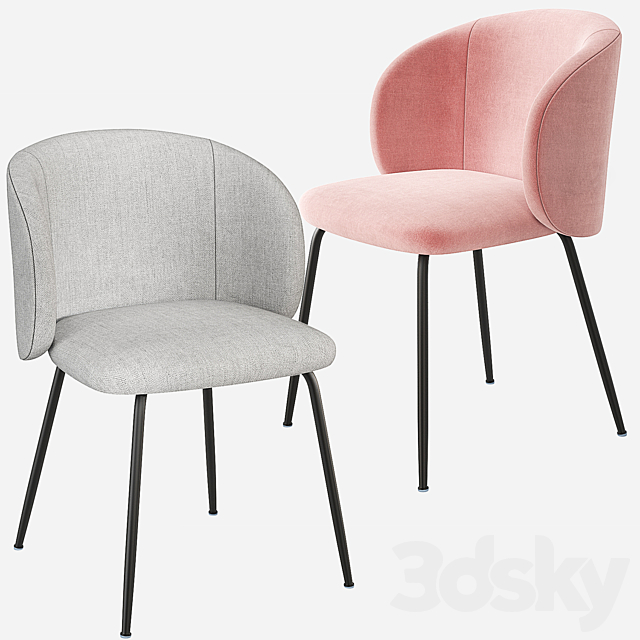 La FORMA MINNA Chair 3DS Max Model - thumbnail 2