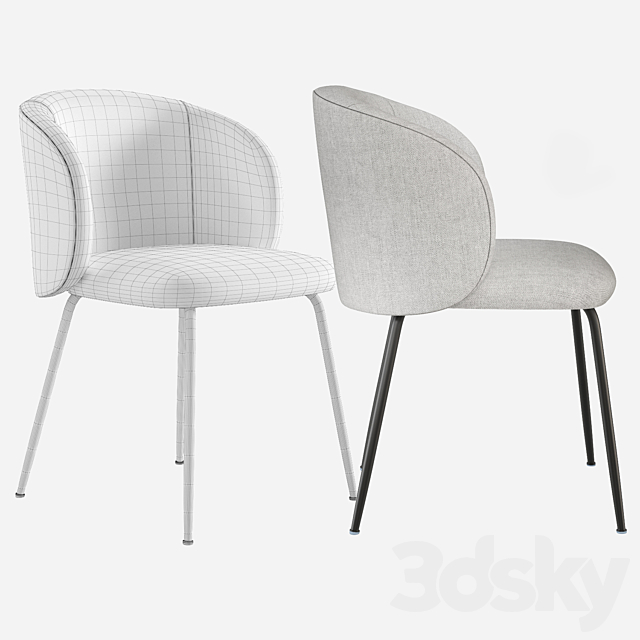 La FORMA MINNA Chair 3DS Max Model - thumbnail 5