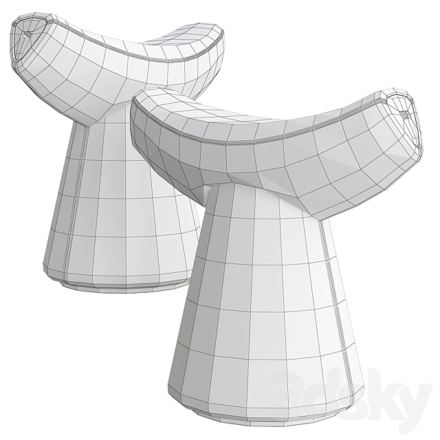 La Manufacture GARDIAN Bar stool 3DSMax File - thumbnail 3