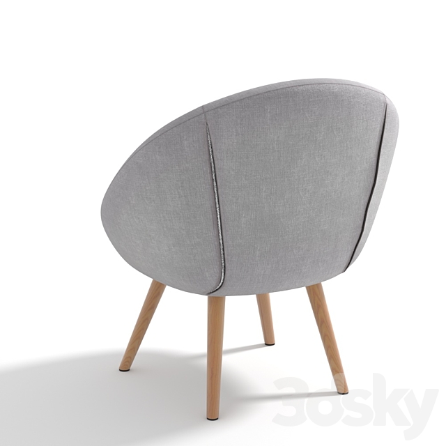 La Redoute Jimi Ball Chair 3ds Max - thumbnail 3