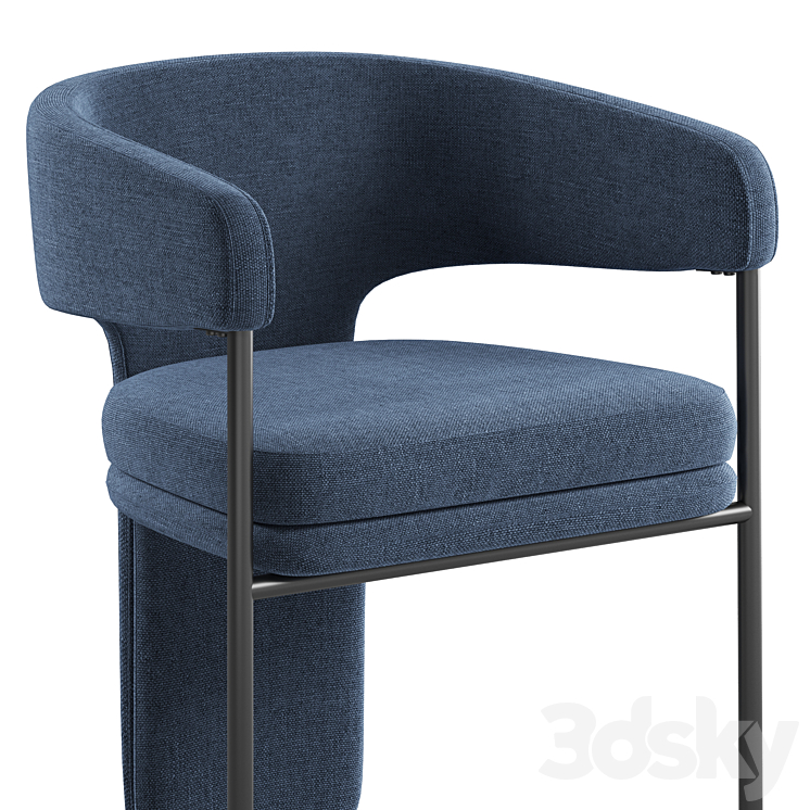 La Redoute Palazzo chair 3DS Max Model - thumbnail 2