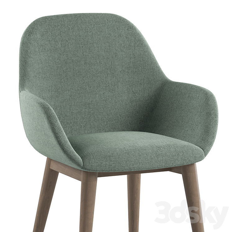 LaForma Konna chair 3DS Max Model - thumbnail 2