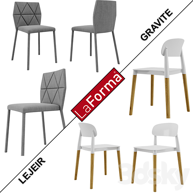 laForma Lejeir Gravite chairs 3DSMax File - thumbnail 1