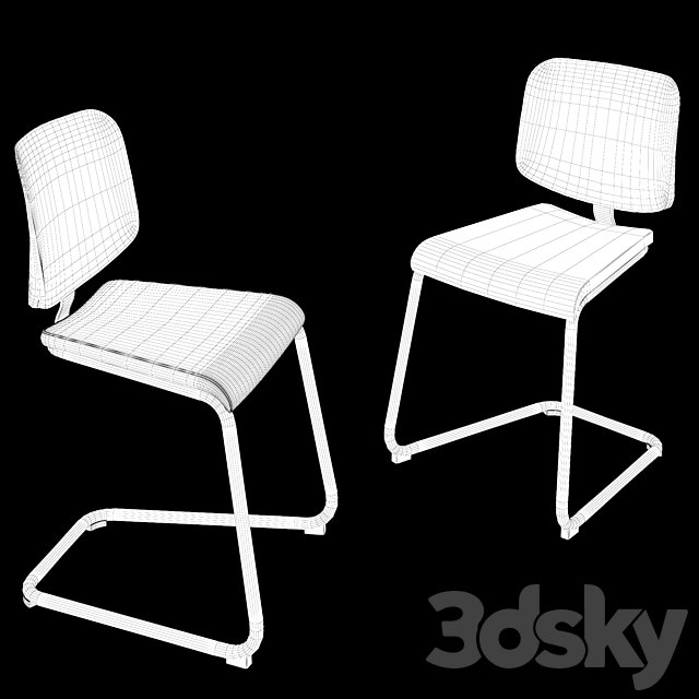 Lammhults add chair 3ds Max - thumbnail 3