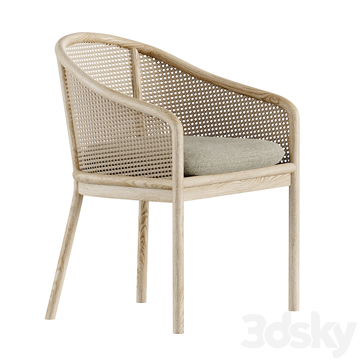 Landmark Chair 3DS Max Model - thumbnail 1