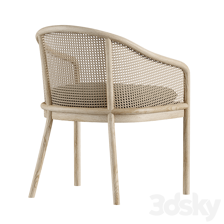 Landmark Chair 3DS Max Model - thumbnail 2