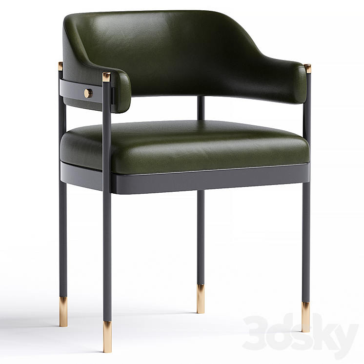 Laskasas dale chair 3DS Max Model - thumbnail 2