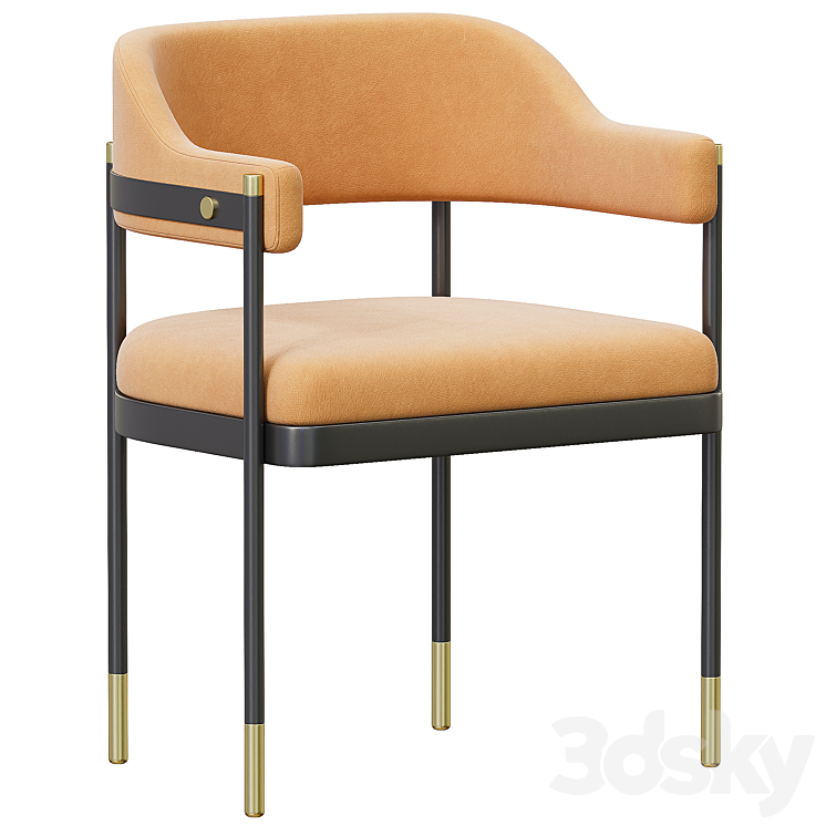 Laskasas DALE Chair 3DS Max Model - thumbnail 2