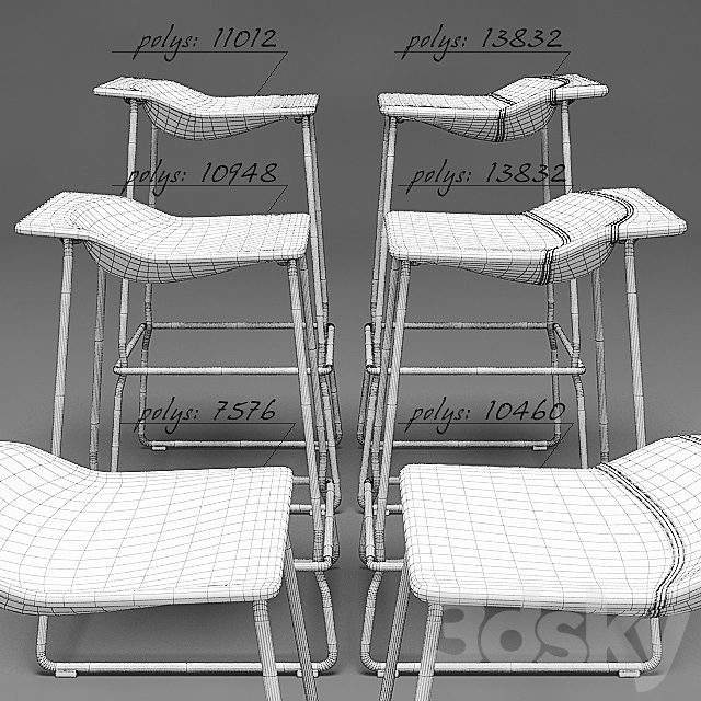 Last Minute Stool 3DSMax File - thumbnail 3