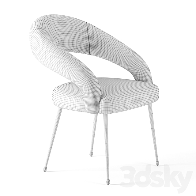 Laurel Chair by Kelly Wearstler 3ds Max - thumbnail 3