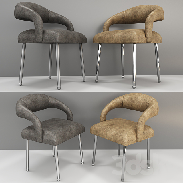 Laurel dining chair 3DSMax File - thumbnail 2