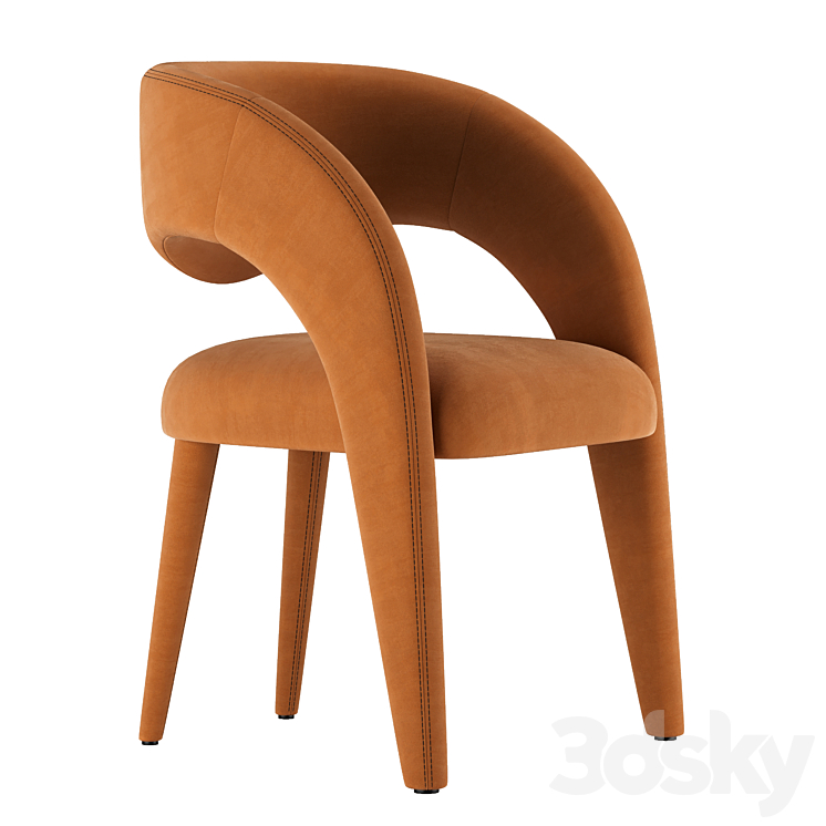 Laurence chair 3DS Max Model - thumbnail 1