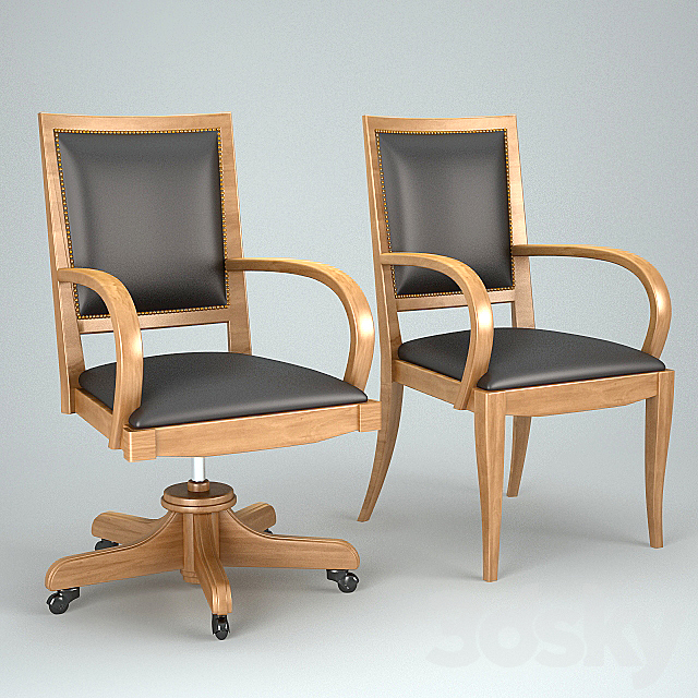 Le fablier Armchair 3DSMax File - thumbnail 1