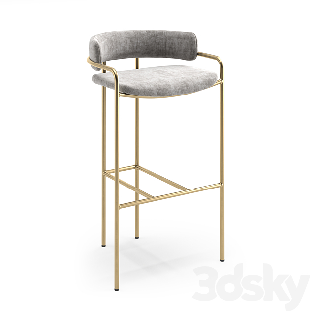 Lenox Bar Stool 3DSMax File - thumbnail 1