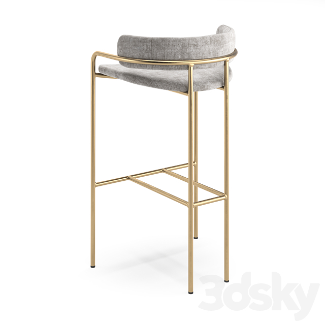 Lenox Bar Stool 3DSMax File - thumbnail 2