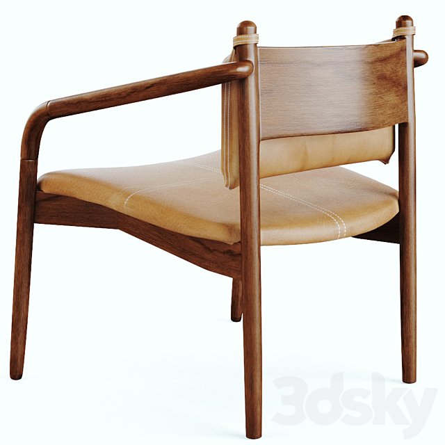 Lento chair 3DS Max Model - thumbnail 2