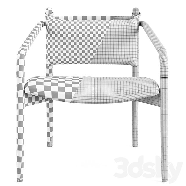 Lento chair 3DS Max Model - thumbnail 5