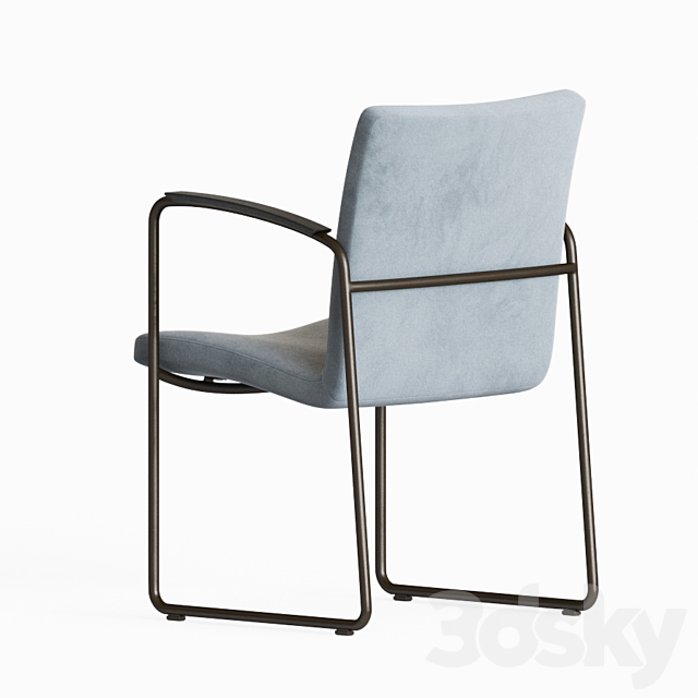 Leolux Talos LX195 Dining Chair 3ds Max - thumbnail 3