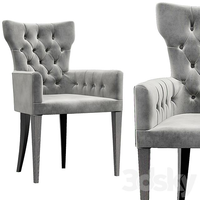 Liberty C Chair 3DS Max Model - thumbnail 3