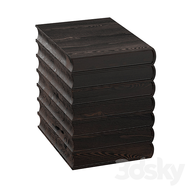 Libri stool Riva 1920 3DSMax File - thumbnail 3