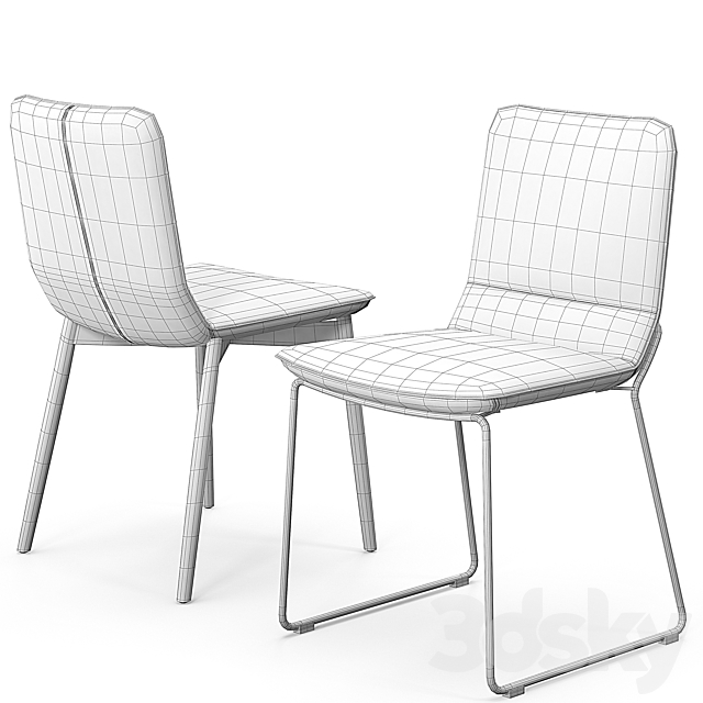 Ligne roset bendchair 3DSMax File - thumbnail 3