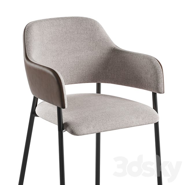 Liliann barstool 3DSMax File - thumbnail 3