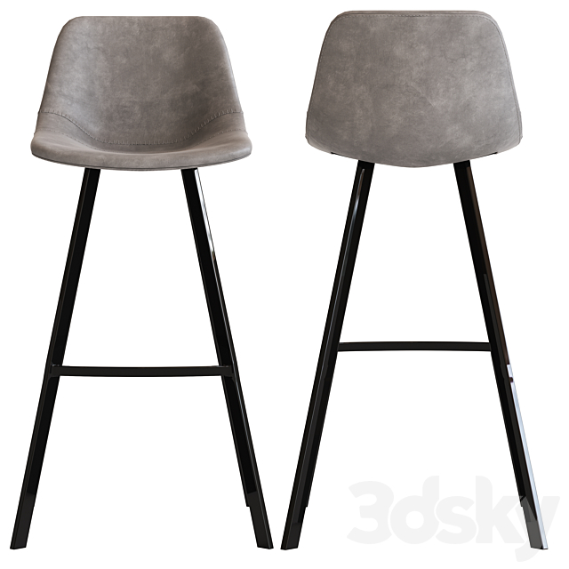 Linea Furniture Abigayle Barstool 3DSMax File - thumbnail 3