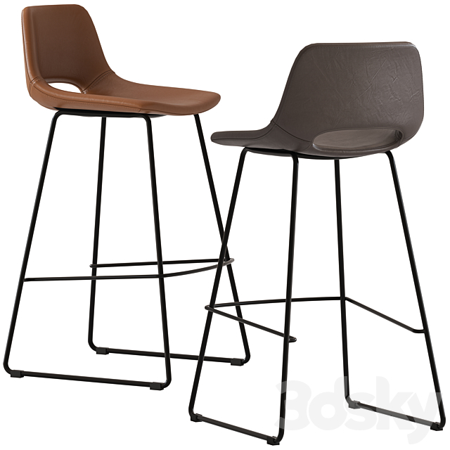 Linea Furniture Eada Barstool 3DSMax File - thumbnail 2