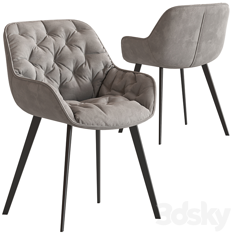 Linea Furniture Gustav Chair 3DS Max Model - thumbnail 1