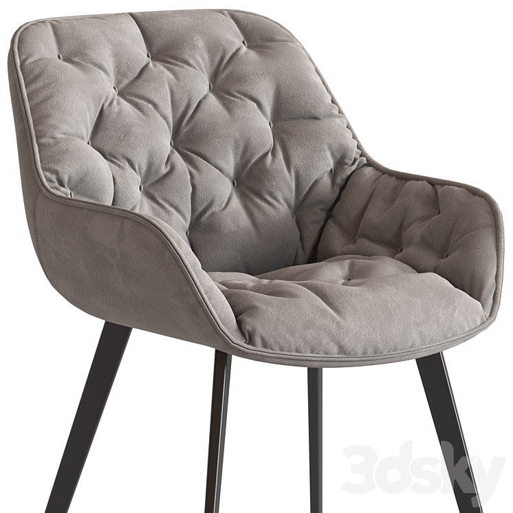 Linea Furniture Gustav Chair 3DS Max Model - thumbnail 2