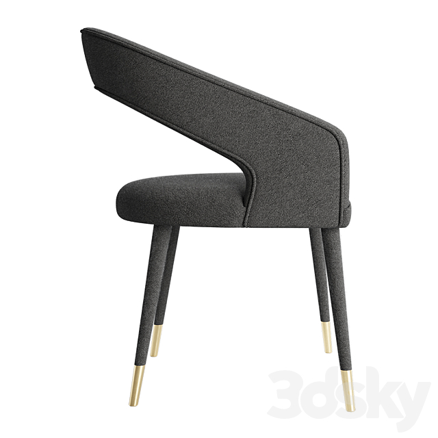 Link Chair 3DS Max Model - thumbnail 3