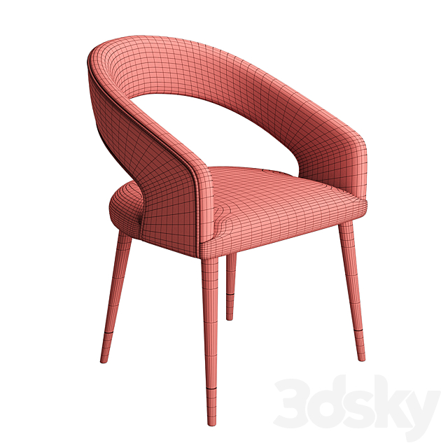 Link Chair 3DS Max Model - thumbnail 5