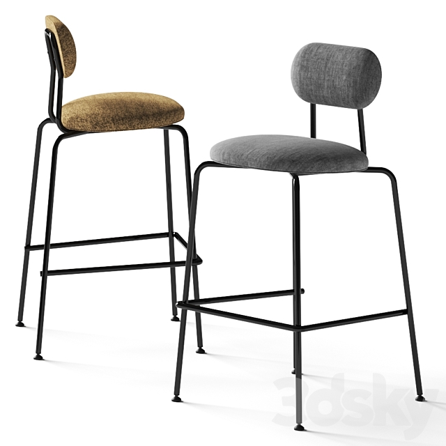 Liqui Contracts Delores Bar Stool 3DSMax File - thumbnail 1