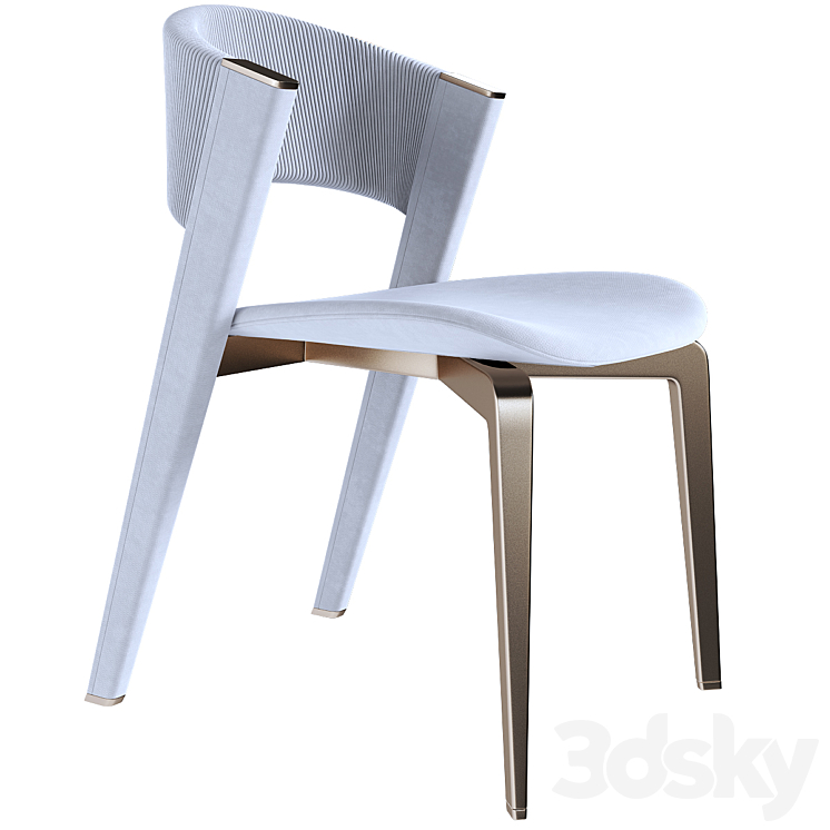 Lisbona arm chair 3DS Max Model - thumbnail 3