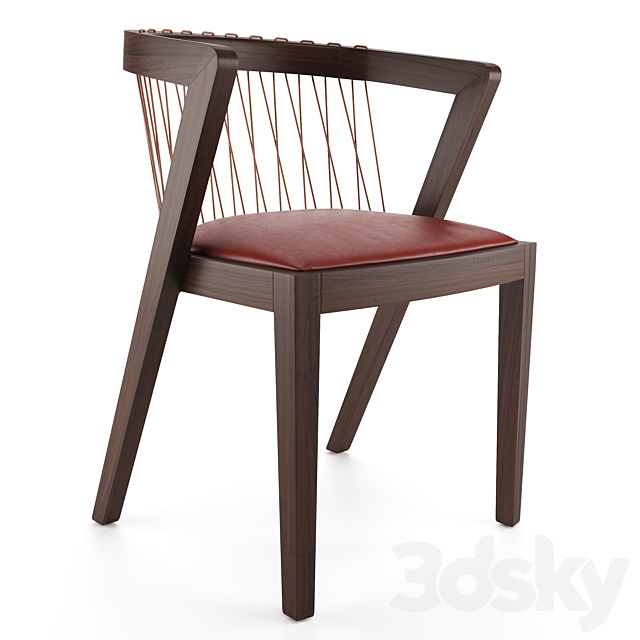 Livoni string chair 3ds Max - thumbnail 2