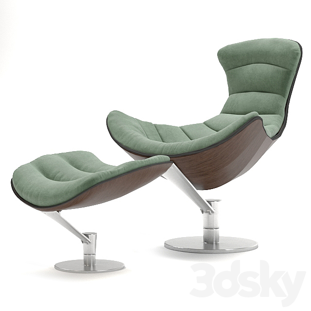 Lobster chair 3ds Max - thumbnail 2