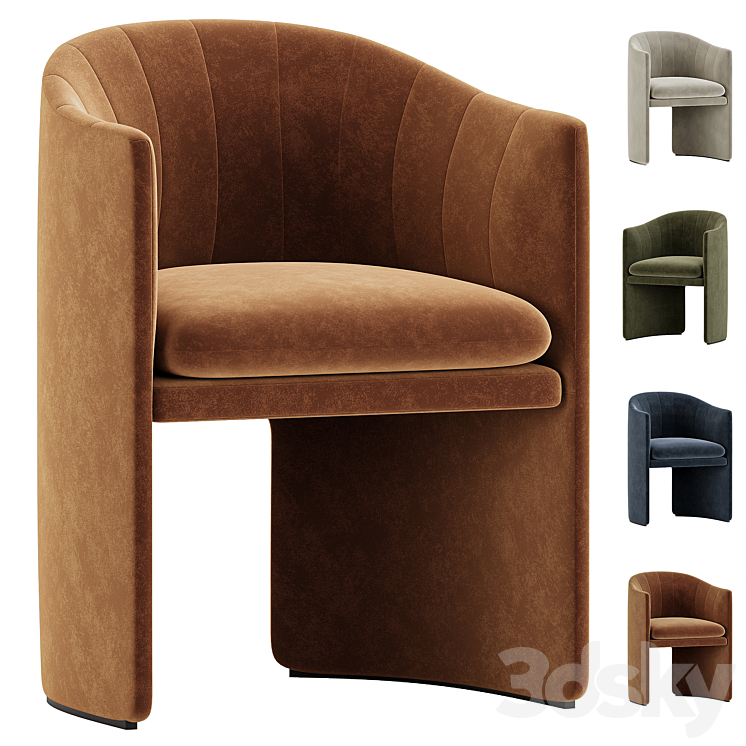 Lofar Dining Chair Skandium 3DS Max Model - thumbnail 2