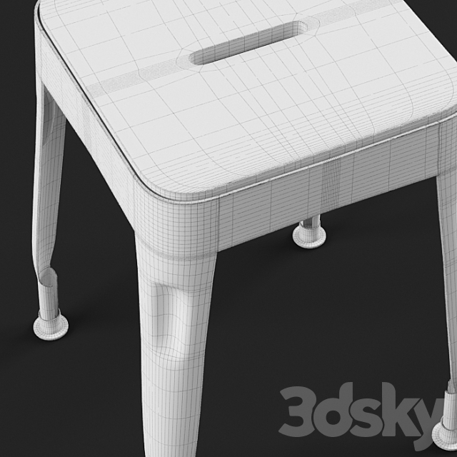 Loft Art Wood 3DS Max Model - thumbnail 3