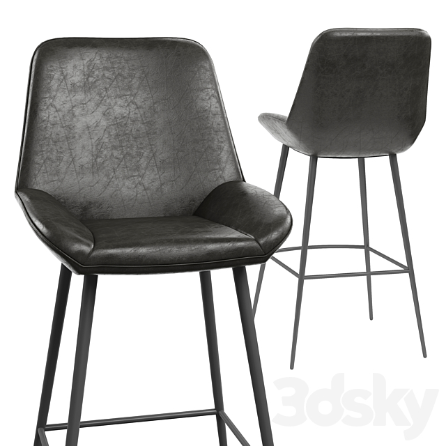 Loft Designe. Bar Stool Model 4034 3DSMax File - thumbnail 2