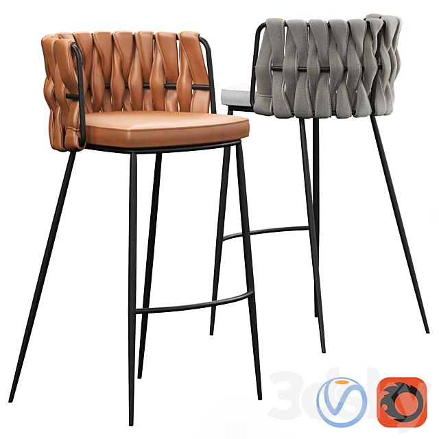 LoftDesigne Bar Stool 2678 3DSMax File - thumbnail 1