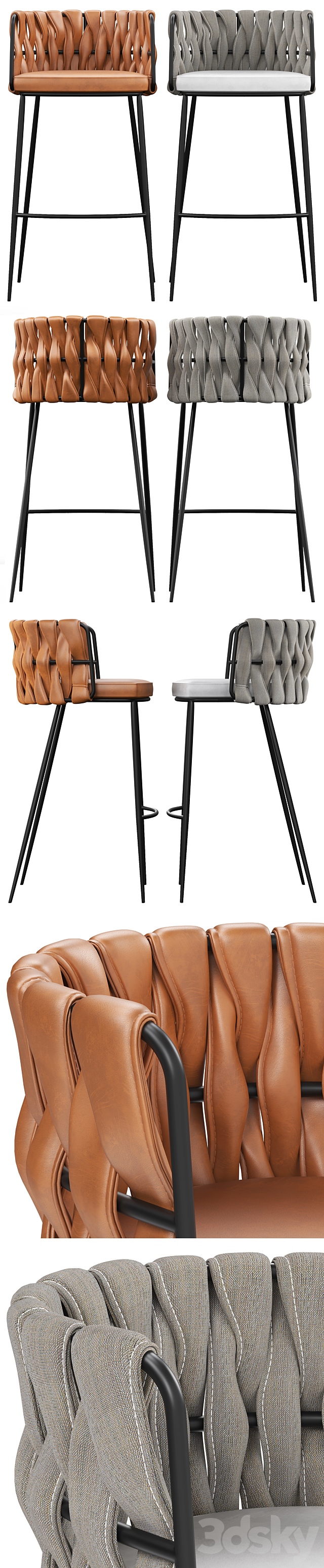 LoftDesigne Bar Stool 2678 3DSMax File - thumbnail 2