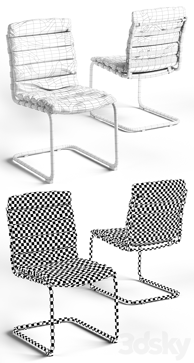 Loftdesigne Chair 2015 3ds Max - thumbnail 3