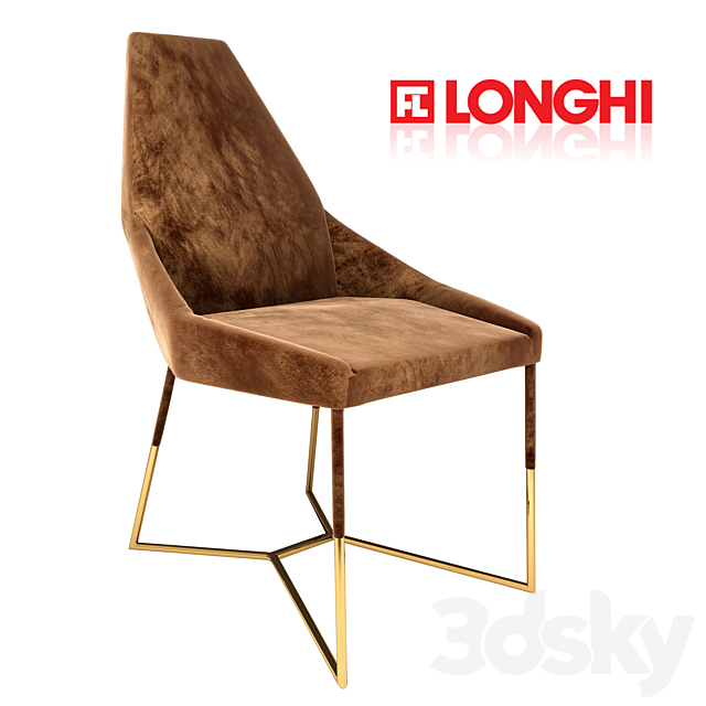 Longhi Miu Chair 3DSMax File - thumbnail 2