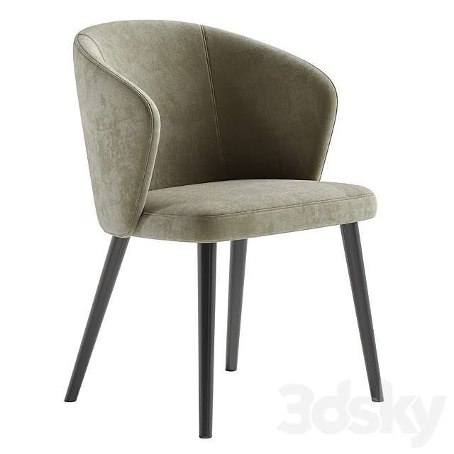 LOT swivel chair & LOT armchair 3ds Max - thumbnail 2