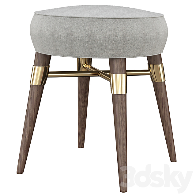 Louis stool 3DSMax File - thumbnail 1