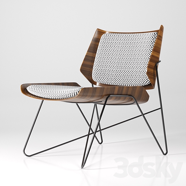 Lounge chair 3DSMax File - thumbnail 1